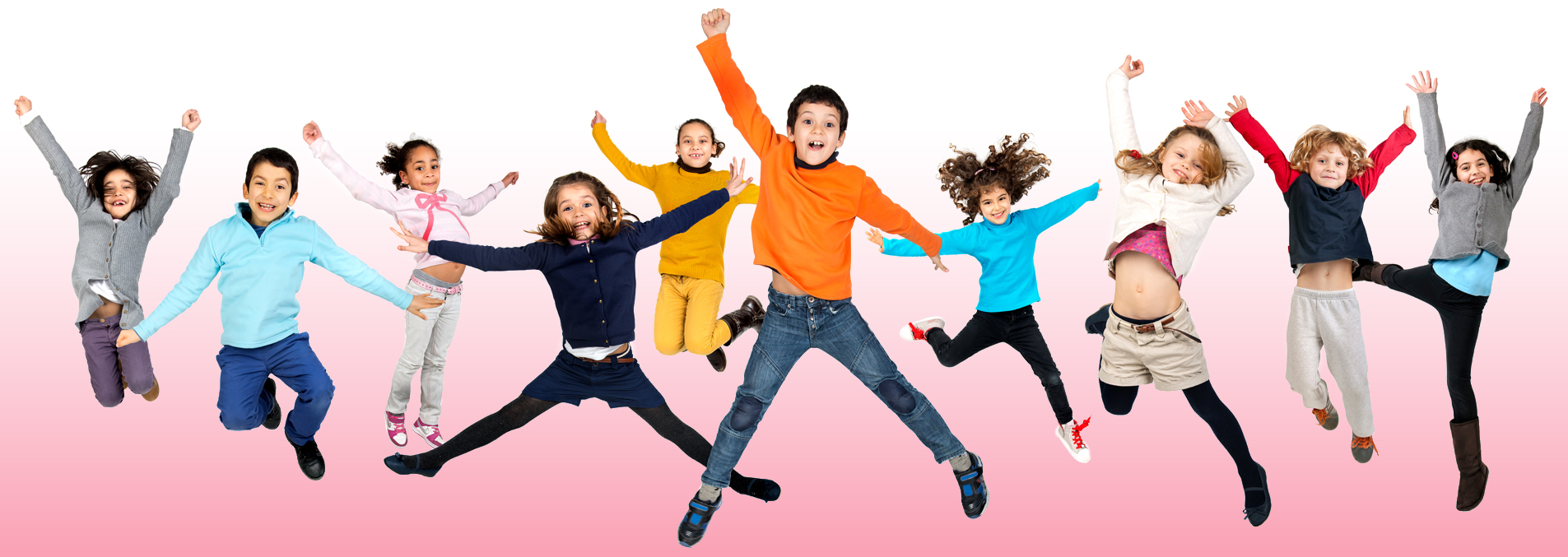 Kids Jump - Footer - Pink