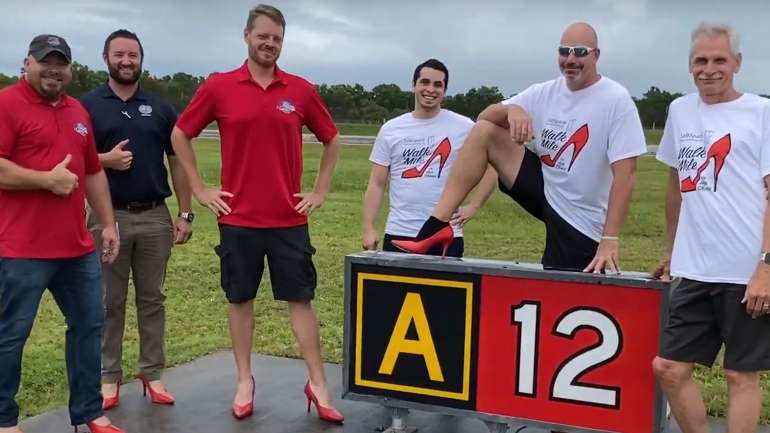 CSCMC, Stuart Air Show, and SUA Airport Ops, Support Walk a Mile in Her Shoes for SafeSpace